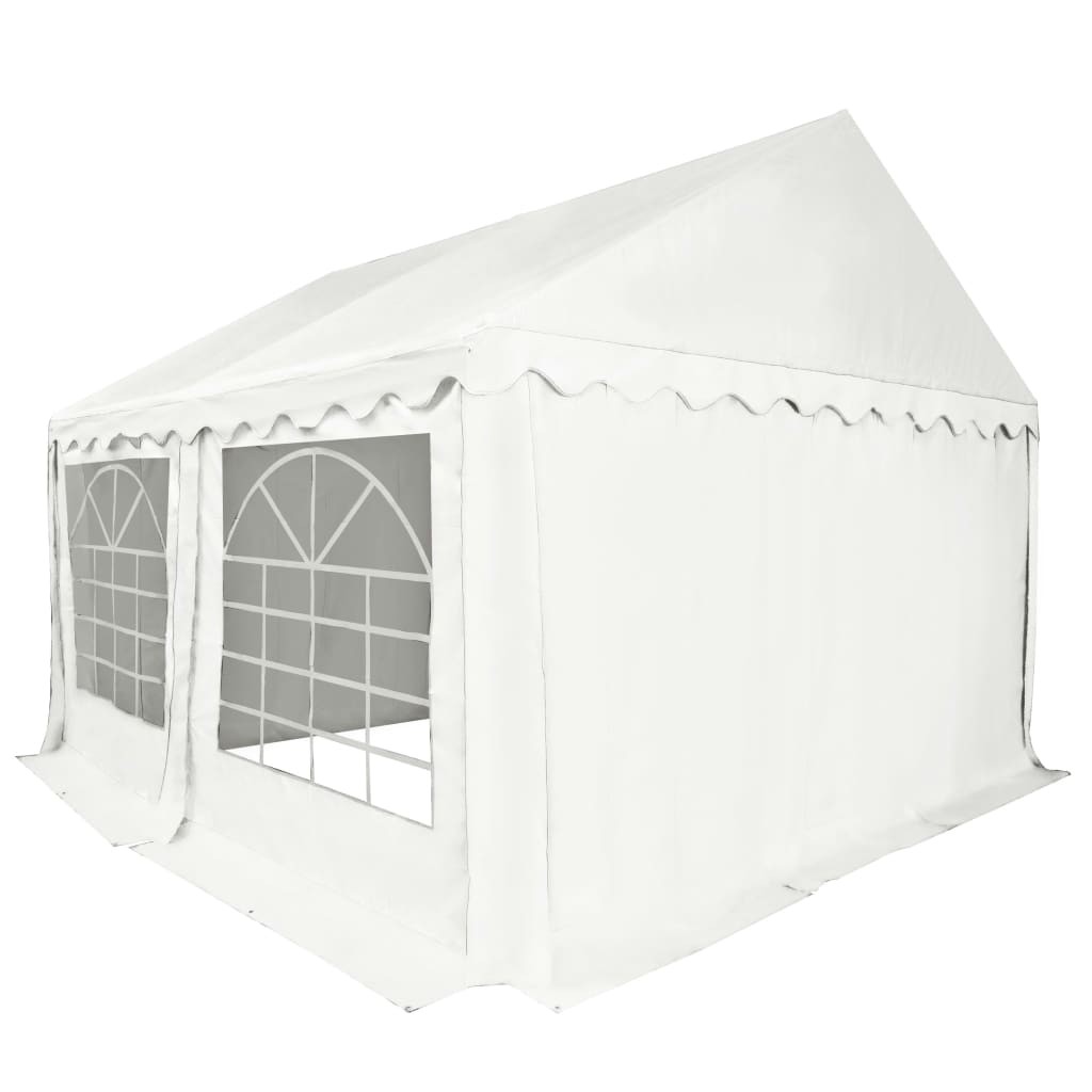 vidaXL Garden Marquee PVC 3x4 m White